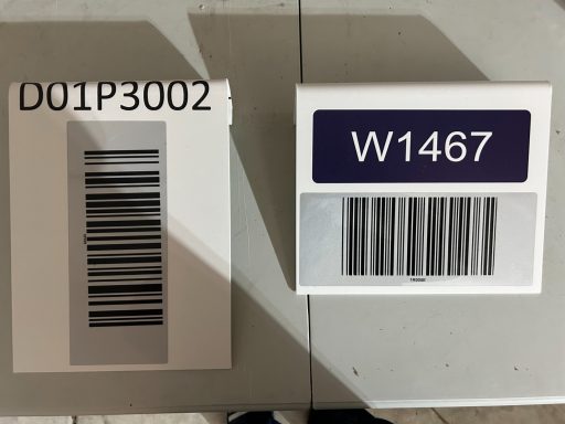 HANGING BARCODE SIGNS